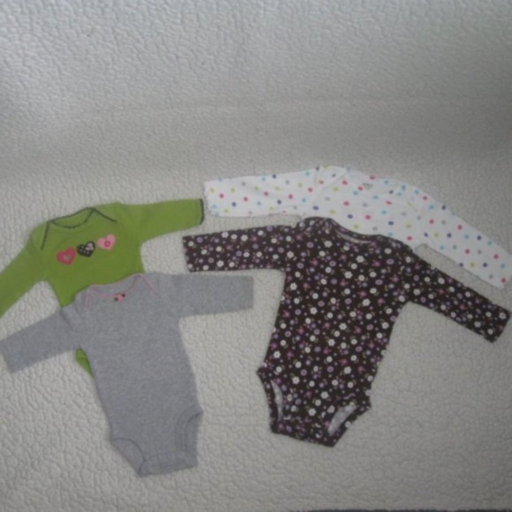 Girls Carters Newborn Bodysuit Bundle